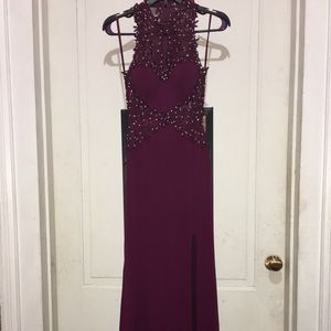 Purple burgundy color